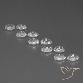 Zircon Gemstones in 6 x 4 mm (calibrated) Size for Sale, Zircon Stones in White Color
