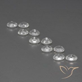 Zircon Gemstones in 6.1 x 4.2 mm Size for Sale, Zircon Stones in White Color