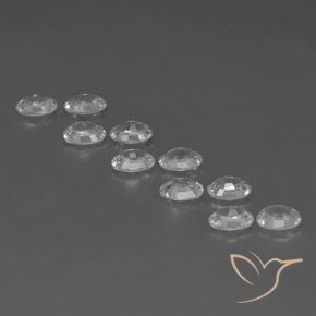 Zircon Gemstones in 6 x 4 mm (calibrated) Size for Sale, Zircon Stones in White Color