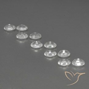 Zircon Gemstones in 6 x 4 mm (calibrated) Size for Sale, Zircon Stones in White Color