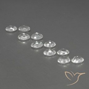 Zircon Gemstones in 6 x 4 mm (calibrated) Size for Sale, Zircon Stones in White Color