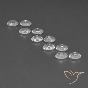 Zircon Gemstones in 6 x 4 mm (calibrated) Size for Sale, Zircon Stones in White Color
