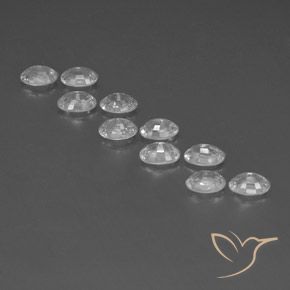 Zircon Gemstones in 6 x 4 mm (calibrated) Size for Sale, Zircon Stones in White Color