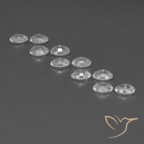 Zircon Gemstones in 6.1 x 4.2 mm Size for Sale, Zircon Stones in White Color