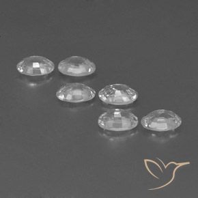 Zircon Gemstones in 6 x 4 mm (calibrated) Size for Sale, Zircon Stones in White Color
