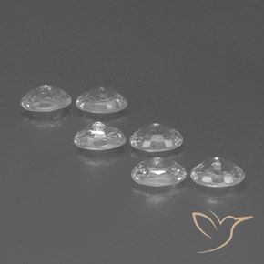 Zircon Gemstones in 6.2 x 4.2 mm Size for Sale, Zircon Stones in White Color