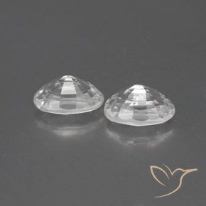 Zircon Gemstones in 6 x 4 mm (calibrated) Size for Sale, Zircon Stones in White Color