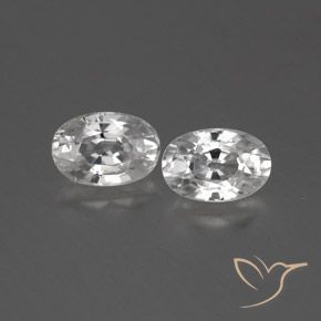 1.69ctw Natural White Zircon, Oval, VVS