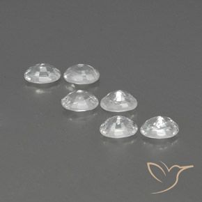 Zircon Gemstones in 6.2 x 4.2 mm Size for Sale, Zircon Stones in White Color