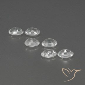Zircon Gemstones in 6.1 x 4.2 mm Size for Sale, Zircon Stones in White Color