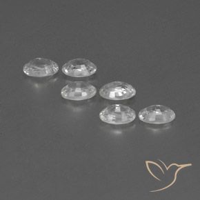 Zircon Gemstones in 6 x 4 mm (calibrated) Size for Sale, Zircon Stones in White Color