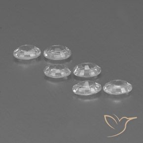 Zircon Gemstones in 6.1 x 4.2 mm Size for Sale, Zircon Stones in White Color