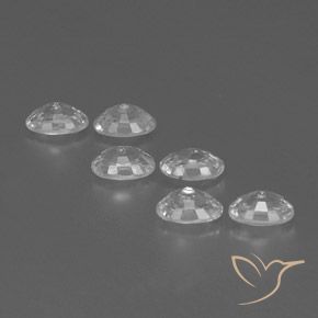 Zircon Gemstones in 6 x 4 mm (calibrated) Size for Sale, Zircon Stones in White Color