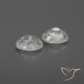 Zircon Gemstones in 6.2 x 4.2 mm Size for Sale, Zircon Stones in White Color