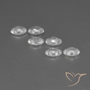 Zircon Gemstones in 6.2 x 4.2 mm Size for Sale, Zircon Stones in White Color