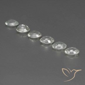 Zircon Gemstones in 6.2 x 4.2 mm Size for Sale, Zircon Stones in White Color
