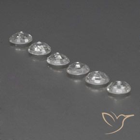 Zircon Gemstones in 6.2 x 4.2 mm Size for Sale, Zircon Stones in White Color