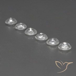 Zircon Gemstones in 6.2 x 4.2 mm Size for Sale, Zircon Stones in White Color