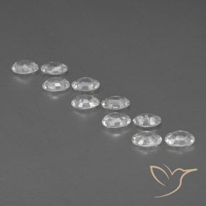 Zircon Gemstones in 6 x 4 mm (calibrated) Size for Sale, Zircon Stones in White Color