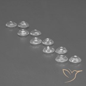 Zircon Gemstones in 6.1 x 4.2 mm Size for Sale, Zircon Stones in White Color