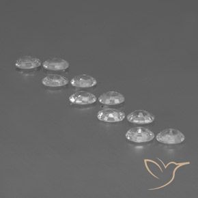 Zircon Gemstones in 6 x 4 mm (calibrated) Size for Sale, Zircon Stones in White Color