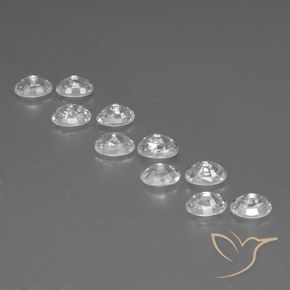 Zircon Gemstones in 6.2 x 4.2 mm Size for Sale, Zircon Stones in White Color