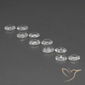 Zircon Gemstones in 6 x 4 mm (calibrated) Size for Sale, Zircon Stones in White Color