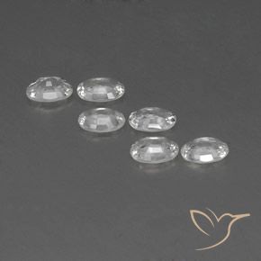 Zircon Gemstones in 6.1 x 4.2 mm Size for Sale, Zircon Stones in White Color