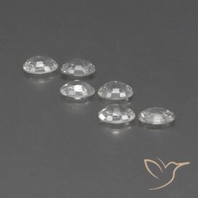 Zircon Gemstones in 6.1 x 4.2 mm Size for Sale, Zircon Stones in White Color