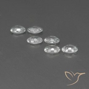 Zircon Gemstones in 6.1 x 4.2 mm Size for Sale, Zircon Stones in White Color