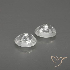 Zircon Gemstones in 6.1 x 4.2 mm Size for Sale, Zircon Stones in White Color