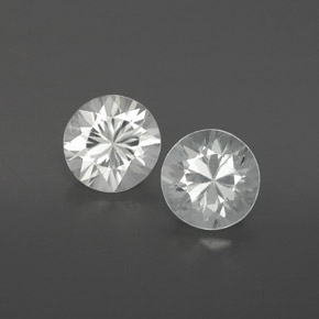 Blanco Circón Gema - 0.9ct Corte Diamante (ID: 362211)