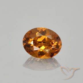 1.35ct Natural Medium Brown Zircon, Oval, VVS
