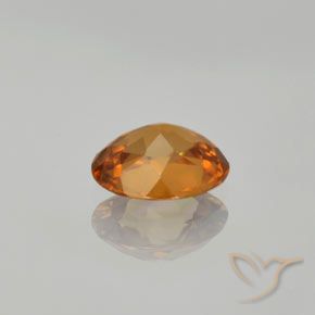Zircon Gemstone in 7.3 x 5.7 mm Size for Sale, Zircon Stone in Medium Brown Color