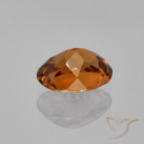 Zircon Gemstone in 7.4 x 5.6 mm Size for Sale, Zircon Stone in Deep Orange Color