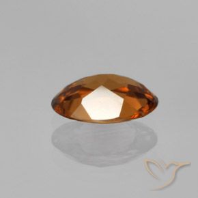 Zircon Gemstone in 8.2 x 5.6 mm Size for Sale, Zircon Stone in Deep Orange Color