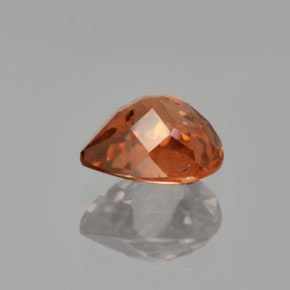 Zircon Gemstone in 7.2 x 6.5 mm Size for Sale, Zircon Stone in Orange Color