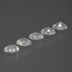 Zircon Gemstone in 5.6 x 3.9 mm Size for Sale, Zircon Stone in White Color