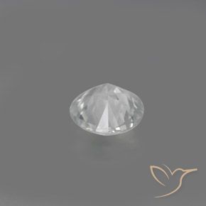 Zircon Gemstone in 7 mm (calibrated) Size for Sale, Zircon Stone in White Color
