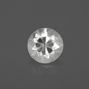 White Zircon Gem - 1.7ct Diamond-Cut (ID: 370119)