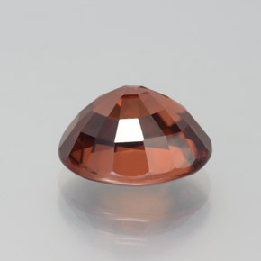 Zircon Gemstone in 11 x 9 mm (calibrated) Size for Sale, Zircon Stone in Rose Orange Color