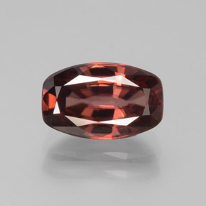 2.97 ct Orange Zircon Gemstone, Zircon Gem in Barrel Shape for Sale.