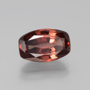 2.97 ct Orange Zircon Stone, Natural Zircon in Barrel Shape for Sale