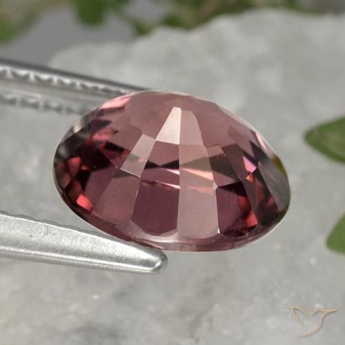 Zircon Gemstone in 8.5 x 7.3 mm Size for Sale, Zircon Stone in Deep Red Color
