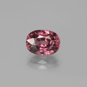 3.71 ct Pink Zircon Gemstone, Zircon Gem in Oval Facet Shape for Sale.