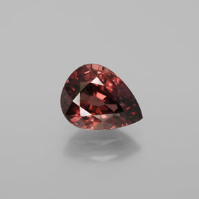 3.3ct Pear Facet Rose Zircon for sale thumb image of 3.3ct Pear Facet Rose Zircon (ID: 375195)