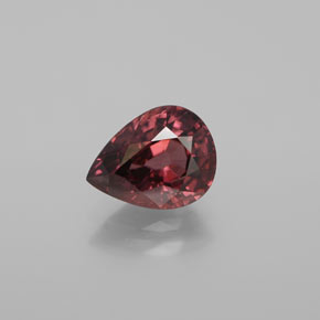 Rojo oscuro Circón Gema - 3.2ct Corte en forma de pera (ID: 375199)