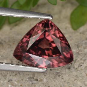 3.1ct Trillion Facet Rose Pink Zircon for sale thumb image of 3.1ct Trillion Facet Rose Pink Zircon (ID: 375200)