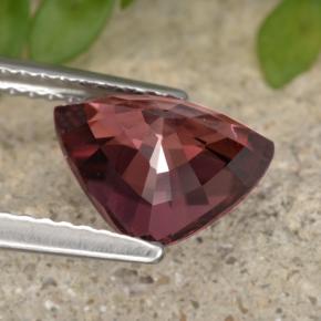 Zircon Gemstone in 9.7 x 7.8 mm Size for Sale, Zircon Stone in Dark Red Color
