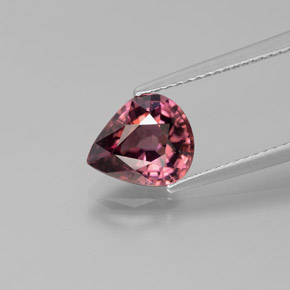3ct Pear Facet Rose Pink Zircon for sale thumb image of 3ct Pear Facet Rose Pink Zircon (ID: 375272)